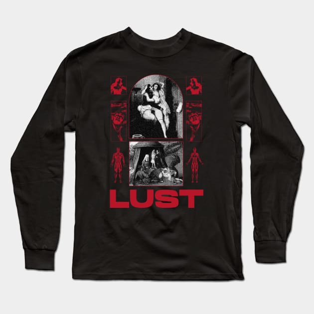 LUST Long Sleeve T-Shirt by fm_artz